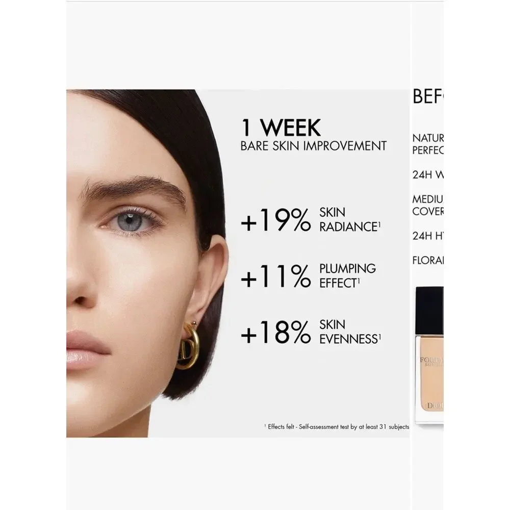 Dior Forever Skin Glow 2W Warm/glow 24H Foundation NIB NEW
